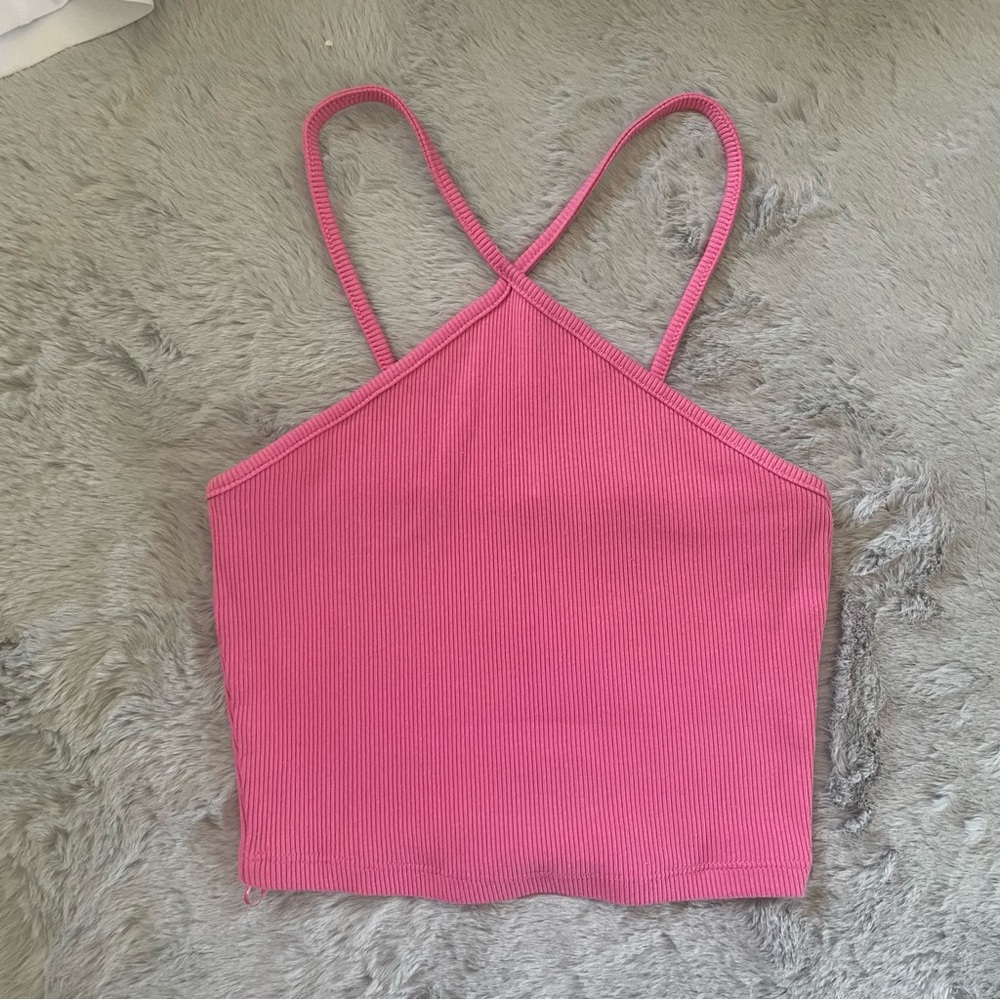 Zara pink halter top